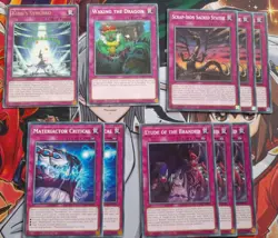 Yugioh 59-card Elemental Dragon deck core including Dargon Ruler & Materiactor - Image 5