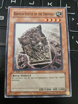 1x Barrier Statue of the Drought - CDIP-EN022 - Common - 1st Edition Yugioh - Image 1