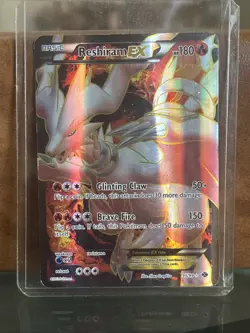 Reshiram EX 95/99 Next Destinies Full Art Holo Pokemon Card Ultra Rare - Image 1