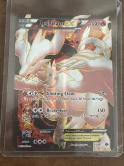 Reshiram EX 95/99 Next Destinies Full Art Holo Pokemon Card Ultra Rare - Image 3