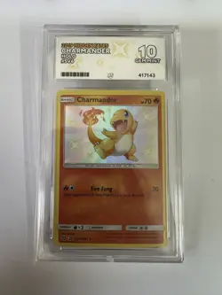 ACE 10 Charmander HOLO SV6 Pokemon Card Hidden Fates GEM MINT - Image 1