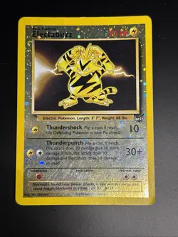 ELECTABUZZ 2002 Winner Stamped #1 Reverse Holo Best Of Game Promo Pokemon Card - Image 1