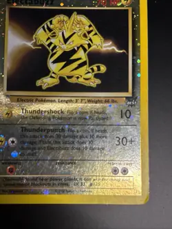 ELECTABUZZ 2002 Winner Stamped #1 Reverse Holo Best Of Game Promo Pokemon Card - Image 5