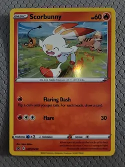 Scorbunny - (Cosmos Holo) SWSH244 SWSH: Sword & Shield Promo Cards Holo - Image 1