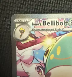 Iono's Bellibolt EX Sir 183/159 SV09 Holo Pokemon TCG Card Journey Together - Image 2