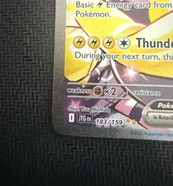 Iono's Bellibolt EX Sir 183/159 SV09 Holo Pokemon TCG Card Journey Together - Image 5