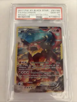 Volcanion - XY185 - Pokemon Promo XY Holo Rare Card PSA 10 - Image 1