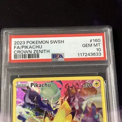 Pokemon TCG Pikachu Crown Zenith Holo Card PSA 10 160/159 Secret Rare 💎 - Image 5