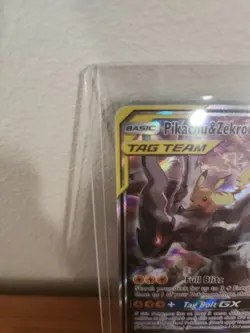 Pokemon Pikachu & Zekrom GX SM168 Full Art Promo TCG Card - Image 3