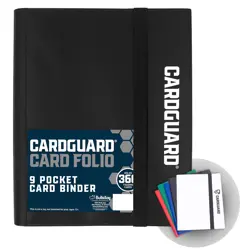 Trading Card Binder Pro-Folio - 9 Pocket Binder - Side-Loading Album, Durable... - Image 1