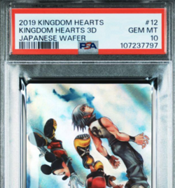 Kingdom Hearts Wafer Card PSA10 One Owner Rare Only 5 Worldwide - Image 3