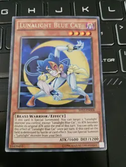 SHVI-EN008 Lunalight Blue Cat - Rare Unlimited Near Mint YuGiOh Card - Image 1