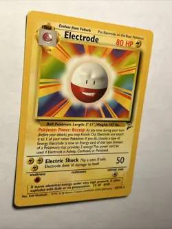 2000 Pokemon TCG Electrode Base Set 2 25/130 Non Holo Rare Card Vintage WOTC LP - Image 5