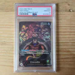 One Piece Card Game - Crocodile (OP04-058) English Alternate Art Leader Card - Image 1
