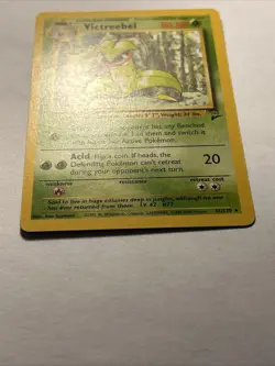 2000 Pokemon TCG Base Set 2 Victreebel 32/130 Non Holo Rare Card Vintage WOTC LP - Image 3