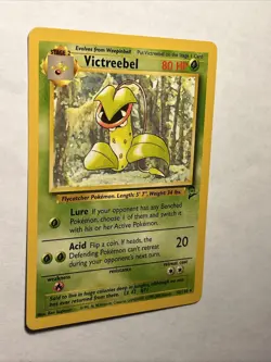 2000 Pokemon TCG Base Set 2 Victreebel 32/130 Non Holo Rare Card Vintage WOTC LP - Image 4