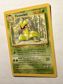 2000 Pokemon TCG Base Set 2 Victreebel 32/130 Non Holo Rare Card Vintage WOTC LP - Image 5