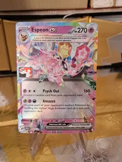 Espeon Ex Pokemon Prize Pack Series 7 Promo Pokemon Card NM/LP Stamp - Image 1