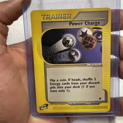 Pokemon Card - Expedition 147/165 - POWER CHARGE (uncommon) - NM Vintage TCG Vtg - Image 1