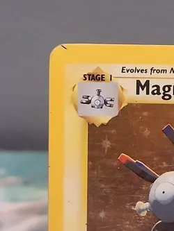Magneton 9/102 Base Set Holo Rare Pokemon Card Heavy Play Small Amount Of Damage - Image 2