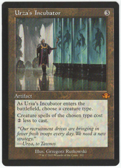1x Retro Urza's Incubator MTG Dominaria Remastered Lightly Played - Image 1