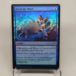 MTG Focus the Mind FOIL Tarkir Dragonstorm (C) TDM 45 - Image 1