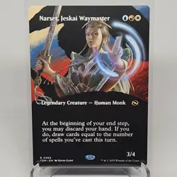 MTG Narset, Jeskai Waymaster (Borderless) Tarkir Dragonstorm (R) TDM 365 - Image 1