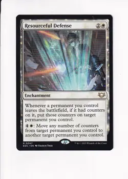 MAGIC THE GATHERING MTG COMMANDER: EDGE OF ETERNITIES RESOURCEFUL DEFENSE - Image 1