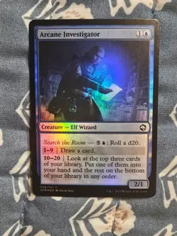 Arcane Investigator FOIL Adventures in the Forgotten Realms MTG Magic - Image 3