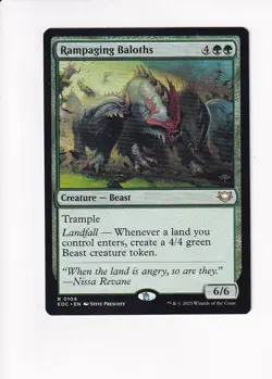 MAGIC THE GATHERING MTG COMMANDER: EDGE OF ETERNITIES RAMPAGING BALOTHS - Image 1