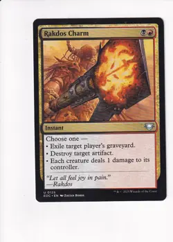 MAGIC THE GATHERING MTG COMMANDER: EDGE OF ETERNITIES RAKDOS CHARM - Image 1