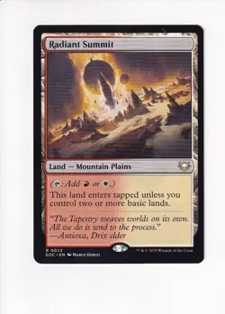 MAGIC THE GATHERING MTG COMMANDER: EDGE OF ETERNITIES RADIANT SUMMIT - Image 1