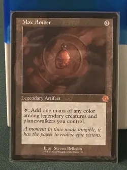MTG Mox Amber The Brothers War - Image 1