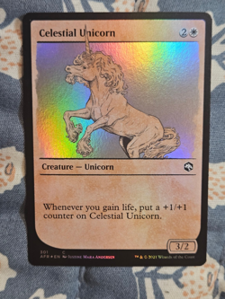 Celestial Unicorn FOIL Adventures in the Forgotten Realms MTG Magic - Image 3