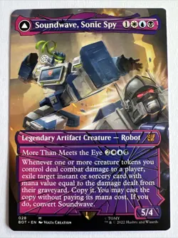 [MTG][MAGIC] Soundwave, Sonic Spy [Shattered Glass Showcase] - BOT [NM] - Image 1