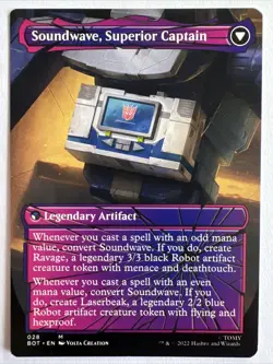 [MTG][MAGIC] Soundwave, Sonic Spy [Shattered Glass Showcase] - BOT [NM] - Image 2