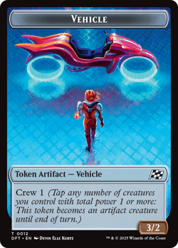 Chandra, Spark Hunter - Vehicle 3/2 ~ Token Double Sided NM MTG Mixed Sets - Image 2