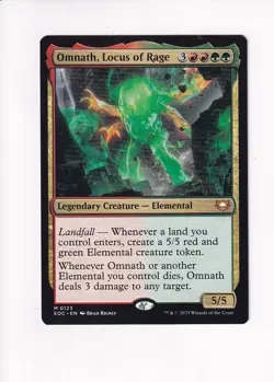MAGIC THE GATHERING MTG COMMANDER: EDGE OF ETERNITIES OMNATH, LOCUS OF RAGE - Image 1