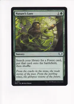 MAGIC THE GATHERING MTG COMMANDER: EDGE OF ETERNITIES NATURE'S LORE - Image 1