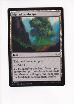 MAGIC THE GATHERING MTG COMMANDER: EDGE OF ETERNITIES MYRIAD LANDSCAPE - Image 1