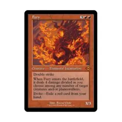 WOTC MtG Modern Horizons 2 Fury (Retro Frame) (MR) (Foil) NM - Image 1