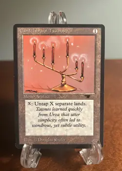 MTG Candelabra of Tawnos Antiquities Vintage Rare LP+ Magic The Gathering - Image 1