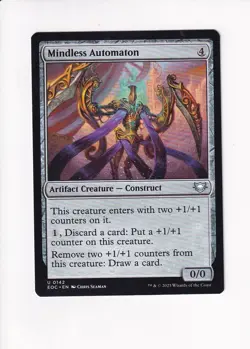MAGIC THE GATHERING MTG COMMANDER: EDGE OF ETERNITIES MINDLESS AUTOMATON - Image 1