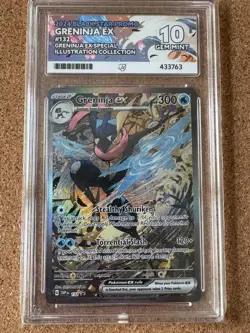 Pokemon SVP 132 Special Illustration Collection Promo Greninja EX PSA - Image 1