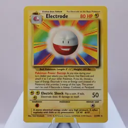 Pokemon TCG - Electrode 21/102 Base Set Rare WOTC 1999 - EXC - Image 2