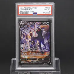 PSA 10 Umbreon V TG22/TG30 Brilliant Stars Full Alt Art Graded Pokemon TCG - Image 1