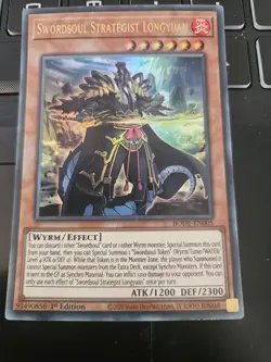 Yugioh Swordsoul Strategist Longyuan BODE-EN005 Ultra Rare 1st Edition NM - Image 1