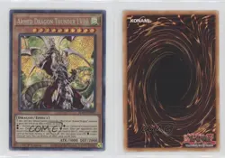 PSE - Armed Dragon Thunder LV10 1st Ed. YuGiOh Blazing Vortex #BLVO-EN001 07pa - Image 3