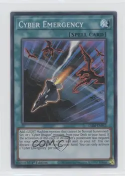Cyber Emergency (SR) 1st Ed. YuGiOh Genesis Impact #GEIM-EN042 1z4 - Image 1