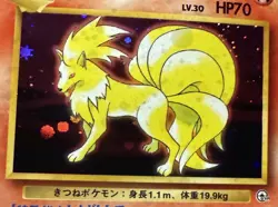 [NM] Brock's Ninetales Pokemon Card Japanese No.038 Vintage Holo 3A26 - Image 2